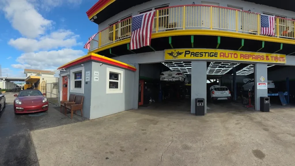Prestige Auto Repairs service bays for fleet, dealer and commercial accounts in Oakland Park